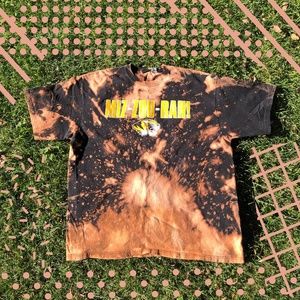 Mizzou Bleach Dyed Tee
